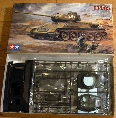 ���ߥ�1/35MM��T34/85 ̤������