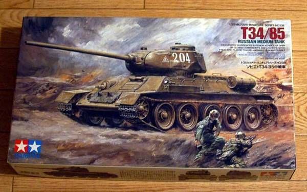 ���ߥ�1/35MM��T34/85 ̤������