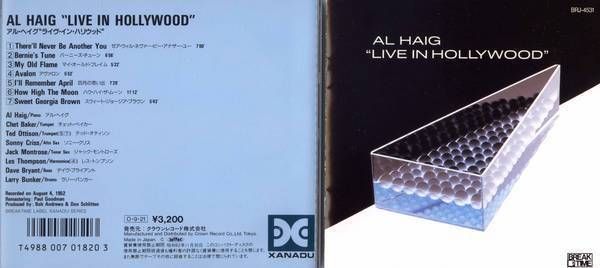 Jazz��Al Haig Live in Hollywood