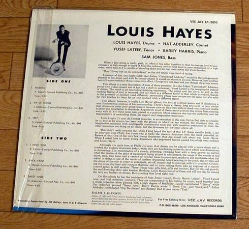 JazzLP��VeeJay �פ� Louis Hayes