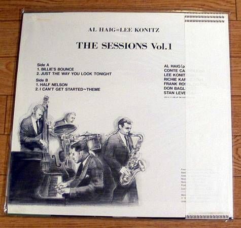 JazzLP��Al Haig �� Lee Konitz��The sessions Vol.1̤������