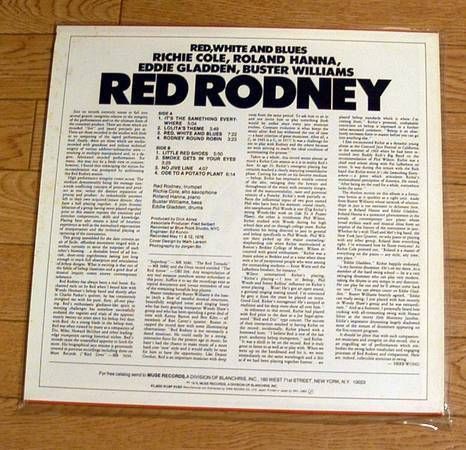 JazzLP��Red Rodney �� Red,White and Blues