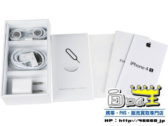 ̤�����ʡ���� iPhone4S 16GB �ۥ磻�� ������ದ