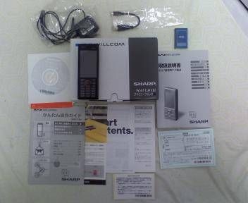 willcom�����륳��WS011SH��W-Zero3�֥饦�ˡ��֥�å� �ӣɣͥ������դ�