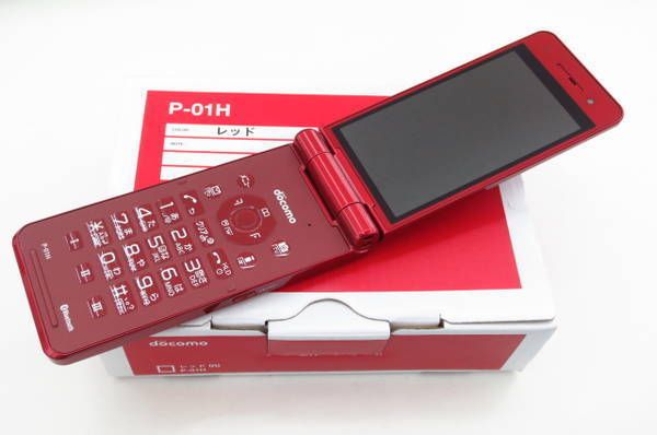 ムスビー｜大黒屋□docomo P-01H レッド 中古美品 判定〇 950111935【P 