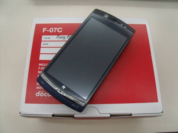 ムスビー｜大黒屋□docomo Windows7携帯 F-07C黒 新品同様品 白ロム 