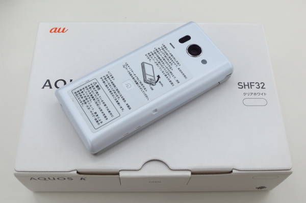 ムスビー｜大黒屋□au AQUOS K SHF32 クリアホワイト 中古美品 判定  