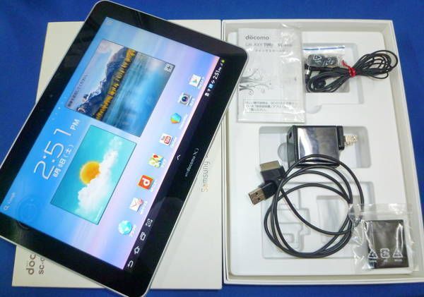 �� docomo GALAXY Tab 10.1 LTE SC-01D����Ƚ���������ʡ�����̵����