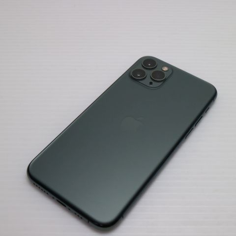安心保証 新品同様 SIMフリー iPhone 11 Pro 64GB  ミッドナイトグリーン