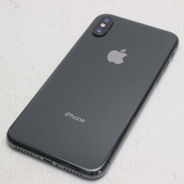 ムスビー｜安心保証 超美品 SIMフリー iPhoneX 256GB スペースグレイ 