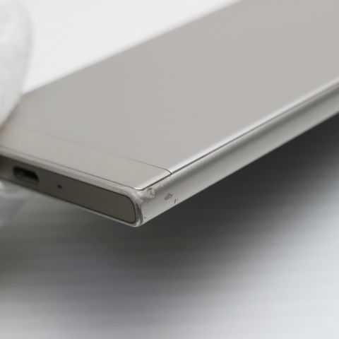 安心保証付 美品 602SO Xperia XZs シルバー 白ロム 中古本体