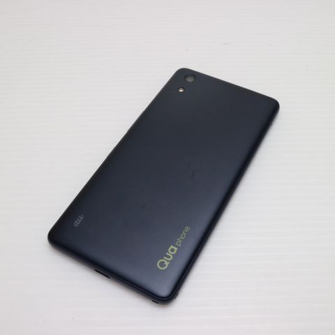 安心保証 美品 KYV44 Qua phone QZ インディゴ 本体 白ロム