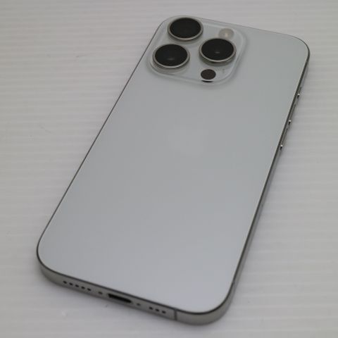安心保証 新品同様 SIMフリー iPhone15 Pro 256GB ホワイトチタニウム