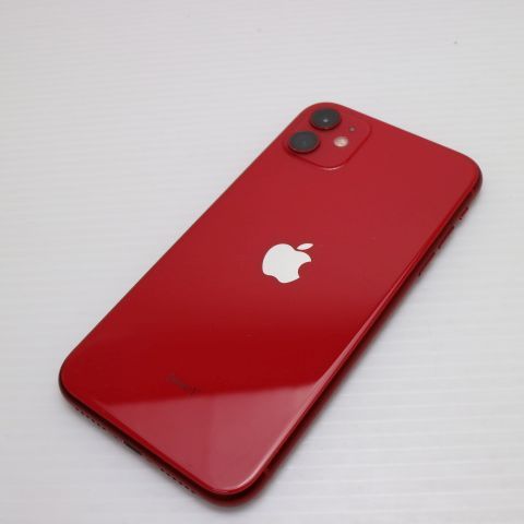 安心保証 超美品 SIMフリー iPhone 11 64GB  プロダクトレッド 白ロム