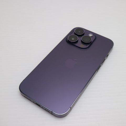 安心保証 美品 SIMフリー iPhone14 Pro 256GB ディープパープル