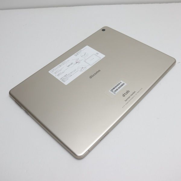 ムスビー｜安心保証 新品同様 d-01K dtab ゴールド 本体 白ロム【dtab 