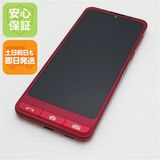 安心保証 超美品 SoftBank シンプルスマホ6 A201SH ルビーレッド