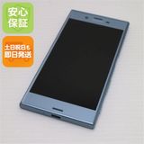 安心保証付 新品同様 au SOV35 Xperia XZs ブルー 白ロム 中古本体