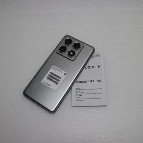 ¿ݾ ̤ SIMե꡼ Xiaomi 14T Pro 256GB 󥰥졼