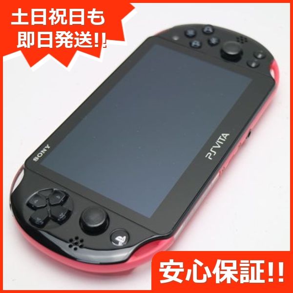 PS VITA 本体 PCH-2000 ブラック ピンク（PSVita](本体 