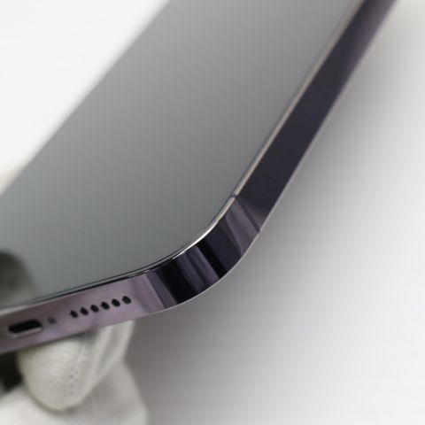 安心保証 新品同様 SIMフリー iPhone14 Pro Max 128GB ディープパープル