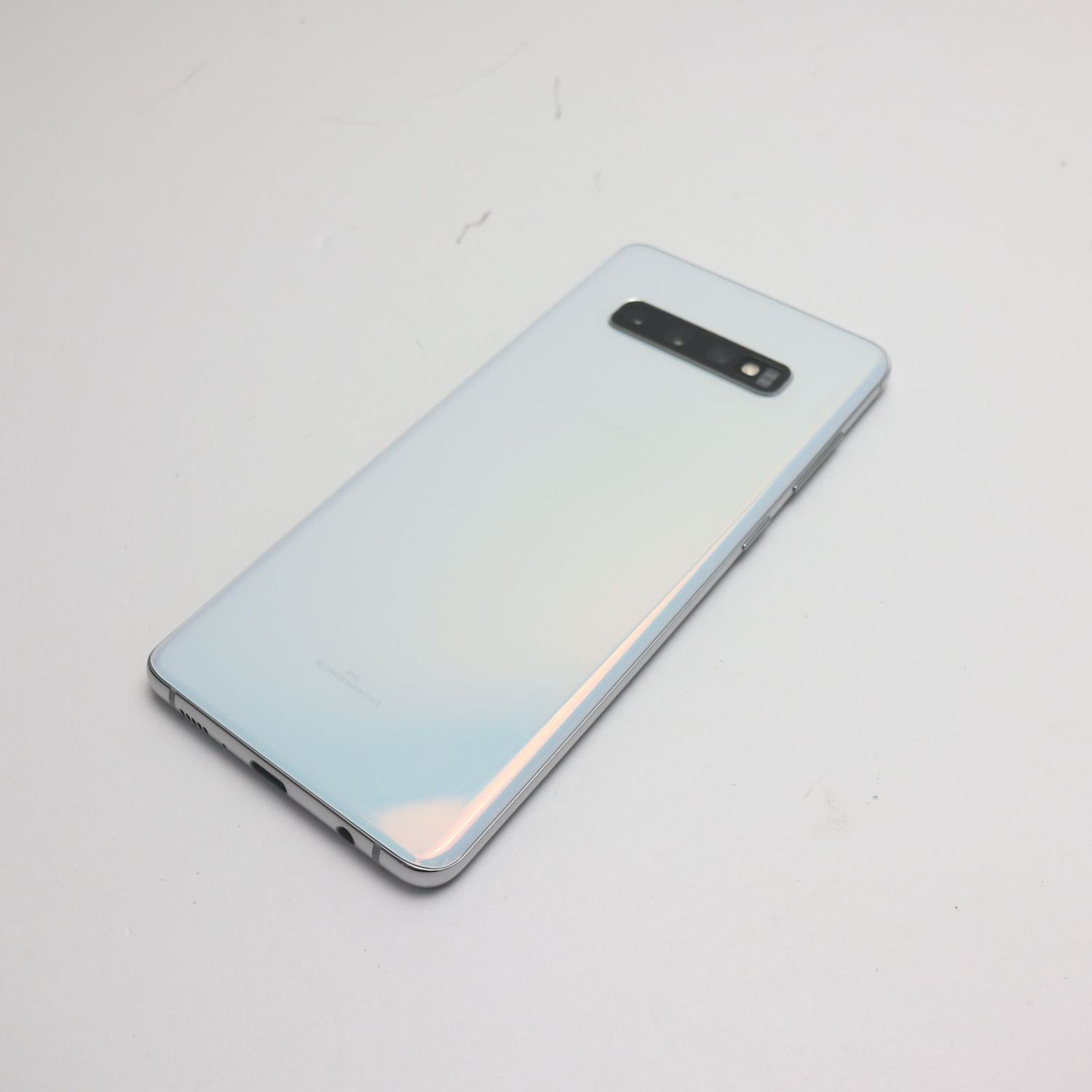 ムスビー｜安心保証 新品同様 SCV42 Galaxy S10＋ プリズムホワイト 