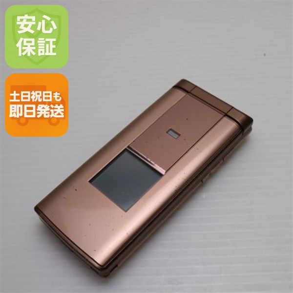 安心保証付 美品 au KYF32 かんたんケータイ ピンク  中古本体