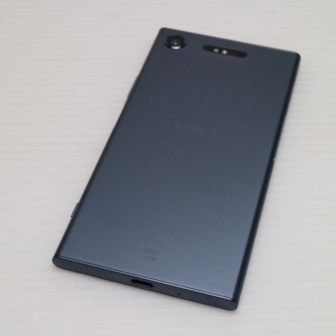 安心保証 新品同様 SOV36 Xperia XZ1 ブルー 本体 白ロム
