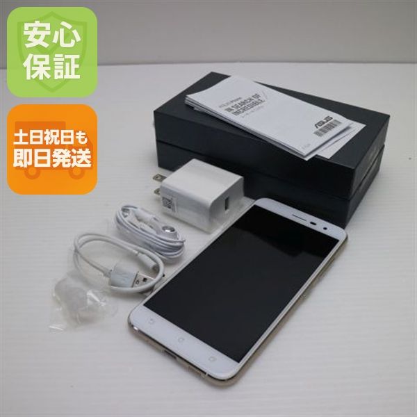 中古 SIMフリー zenfone 3 ZE520KL ホワイト  中古本体