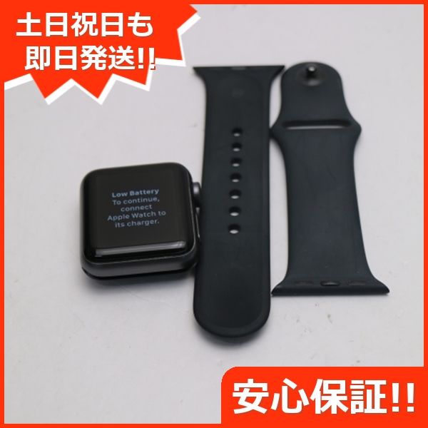 ムスビー｜超美品 Apple Watch series3 38mm GPS スペースグレイ 