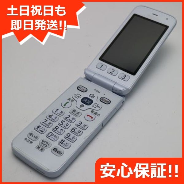 ムスビー｜安心保証 超美品 F-01M ホワイト ガラケー 白ロム【らくらく 