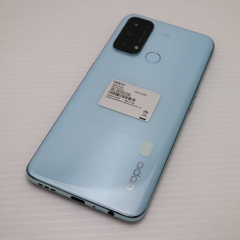 ムスビー｜安心保証 新品同様 SIMフリー OPPO Reno5 A アイスブルー 白 