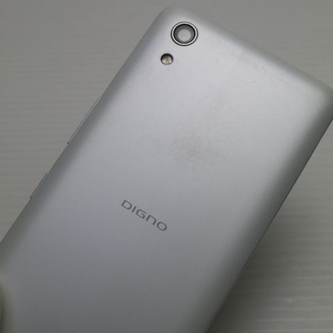 安心保証 美品 704KC DIGNO J ホワイト 本体 白ロム  SIMロック解除済み