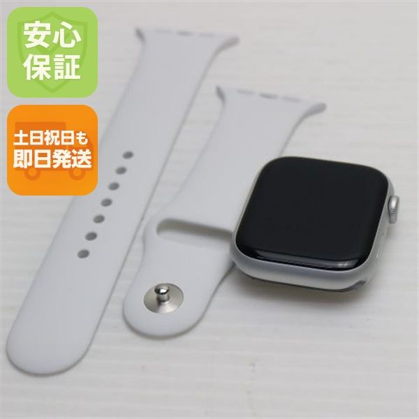 ムスビー｜新品同様 Apple Watch Series8 45mm GPS+セルラー シルバー 