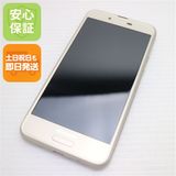 安心保証 超美品 SH-01K AQUOS sense ゴールド 本体 白ロム