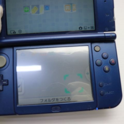 安心保証付 美品 Newニンテンドー3DS LL メタリックブルー  中古本体