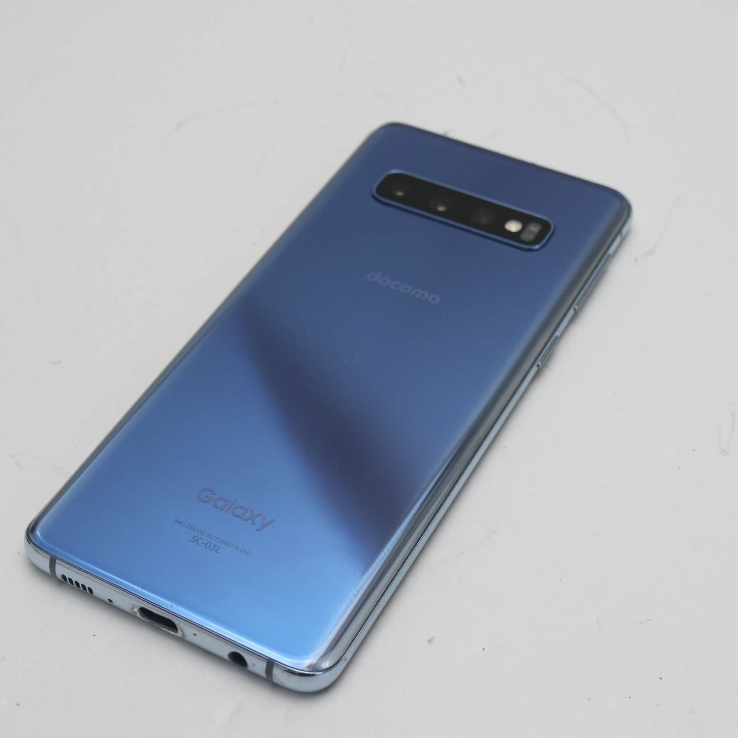 ムスビー｜安心保証 超美品 SC-03L Galaxy S10 プリズムブルー 本体 白 