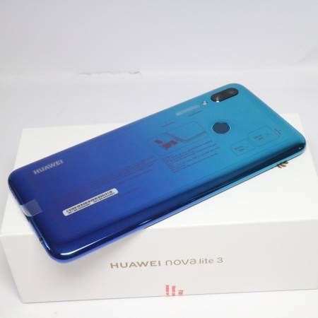 ムスビー｜◇安心保証◇新品未使用◇HUAWEI nova lite3 オーロラブルー  