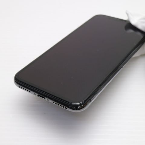 安心保証 超美品 SIMフリー iPhoneX 256GB スペースグレイ 本体 白ロム