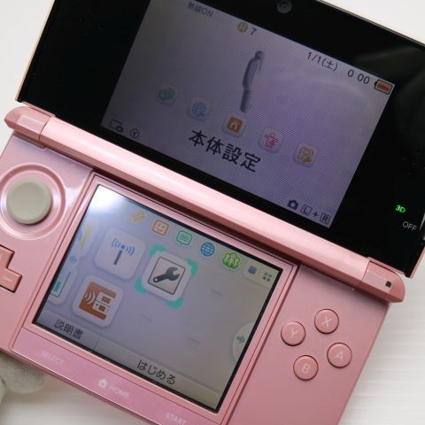 Nintendo 3DS ピンク 本体と付属品（美品】Nintendo 3DS ピンク 本体  