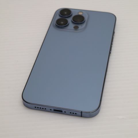 安心保証 超美品 SIMフリー iPhone13 Pro 128GB シエラブルー 白ロム