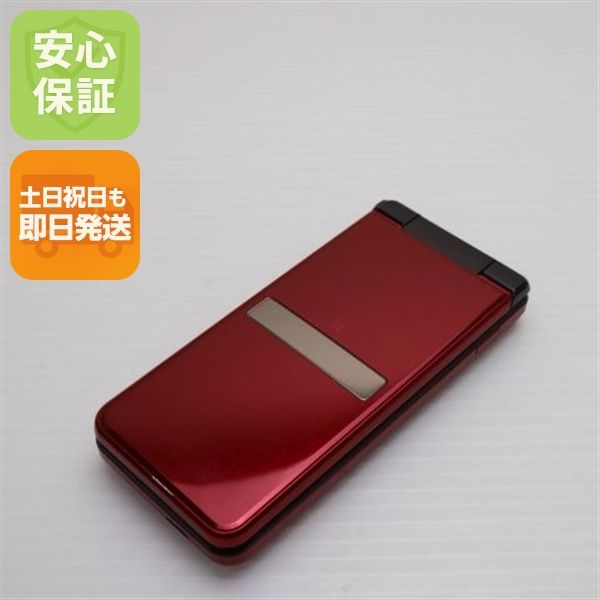 安心保証 美品 SHF34 AQUOS K レッド 本体 白ロム