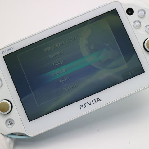 ムスビー｜安心保証付 美品 PCH-2000 PS VITA ブルー/ホワイト 中古 