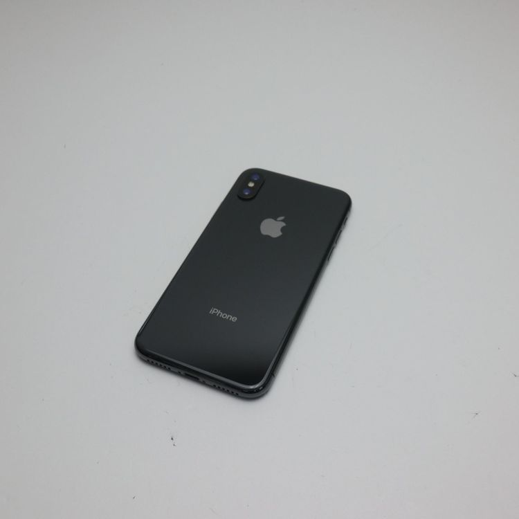 ムスビー｜安心保証 新品同様 SIMフリー iPhoneX 64GB スペースグレイ  