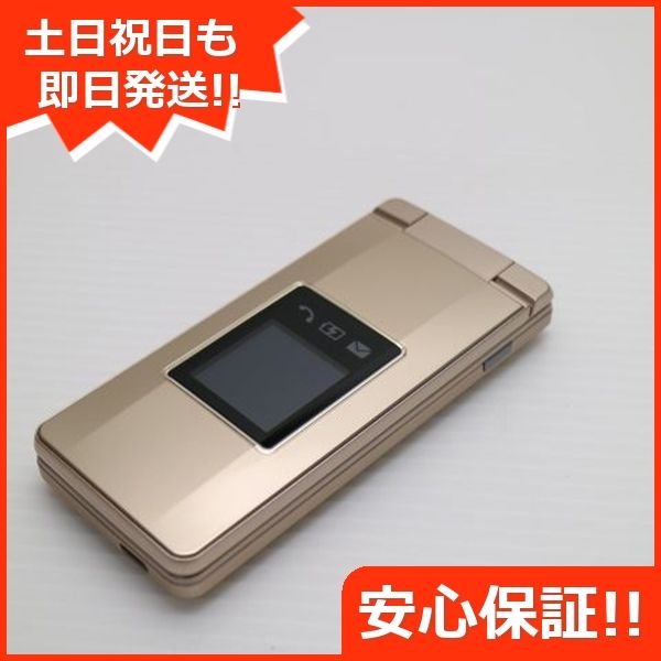 ムスビー｜安心保証 新品同様 A207SH かんたん携帯11 ゴールド 