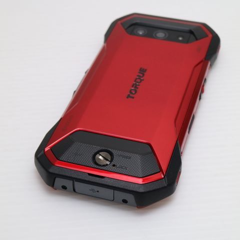 安心保証 超美品 TORQUE 5G KYG01 レッド 白ロム