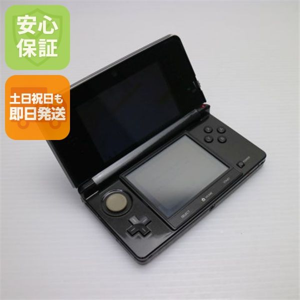 安心保証付 良品中古 ニンテンドー3DS コスモブラック  中古本体