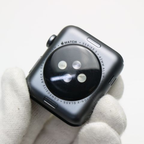 ムスビー｜超美品 Apple Watch series3 42mm GPS スペースグレイ 