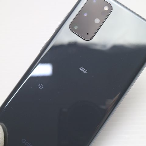 安心保証 超美品 SCG02 Galaxy S20+ 5G コスミックグレー 白ロム