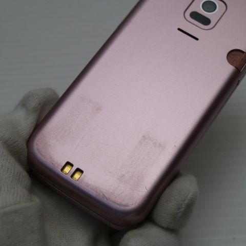 安心保証 美品 F-01M  ピンク ガラケー 白ロム